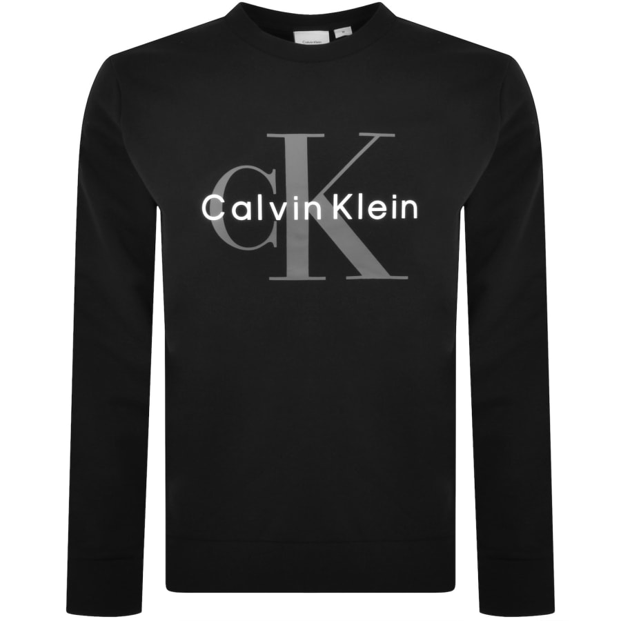 【カルバンクライン】unisex monologo sweatshirt Calvin Klein Jeans Monologo Sweatshirt Black | Mainline